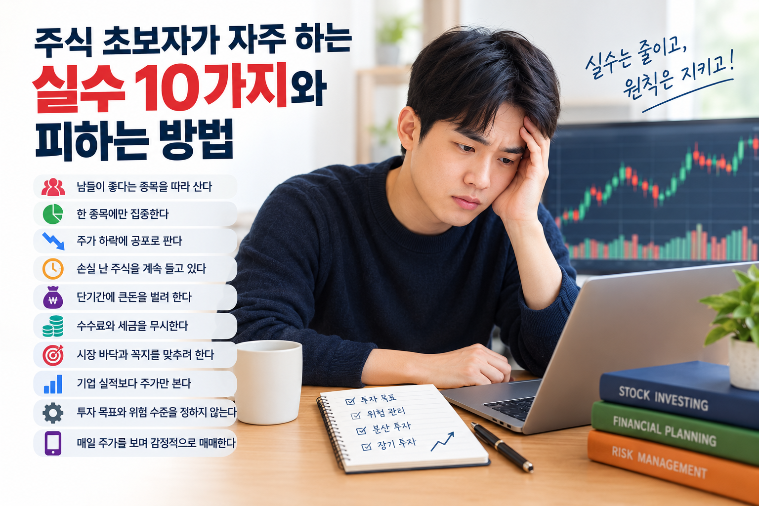 주식 초보자가 저지르는 실수는?