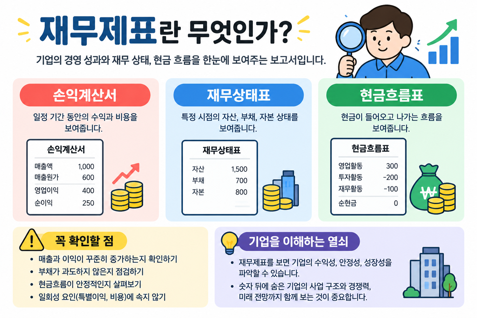 재무제표는 뭘 의미하는가?